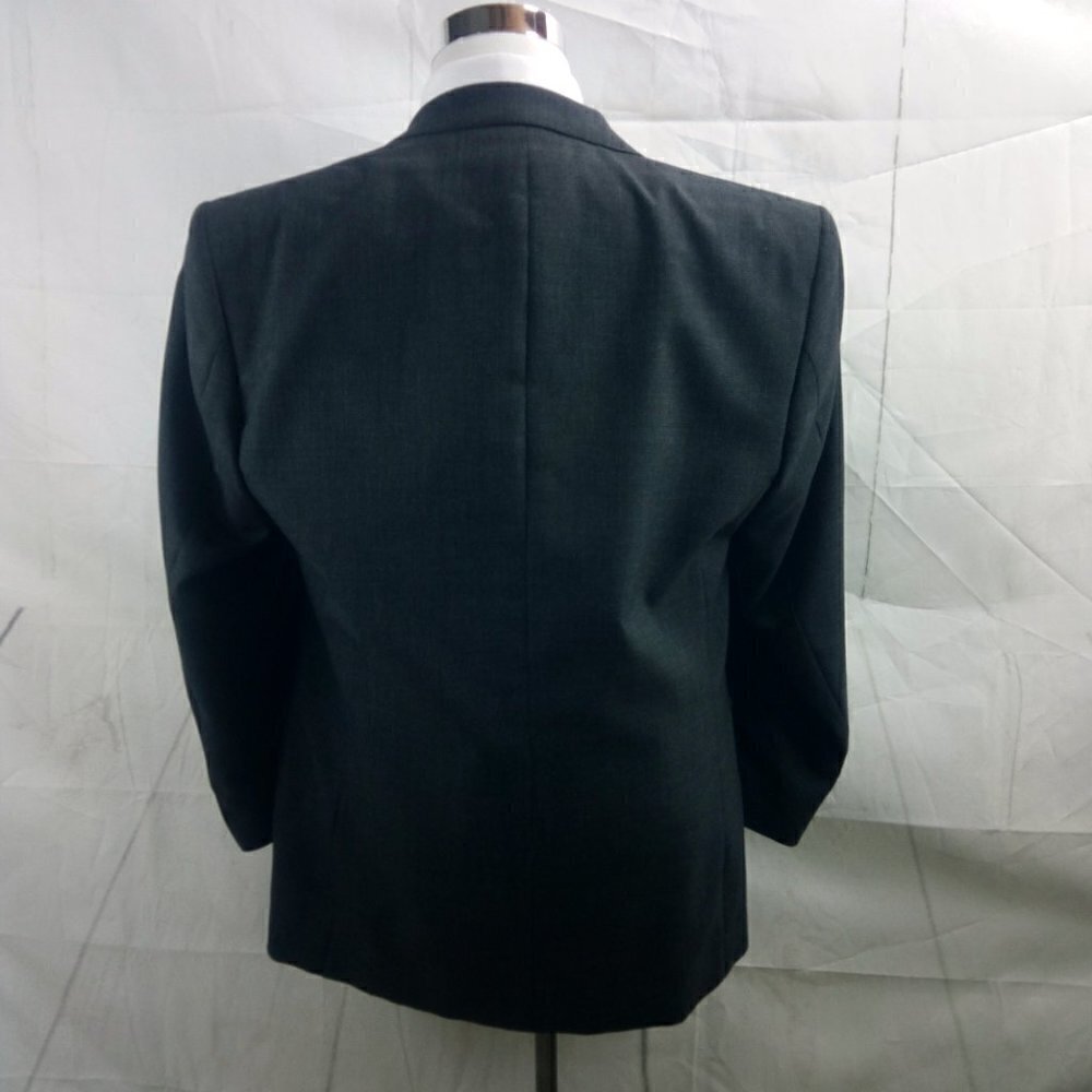 Roberto Vasalli Double Breasted Gray Suit Blazer - Picture 8 of 13